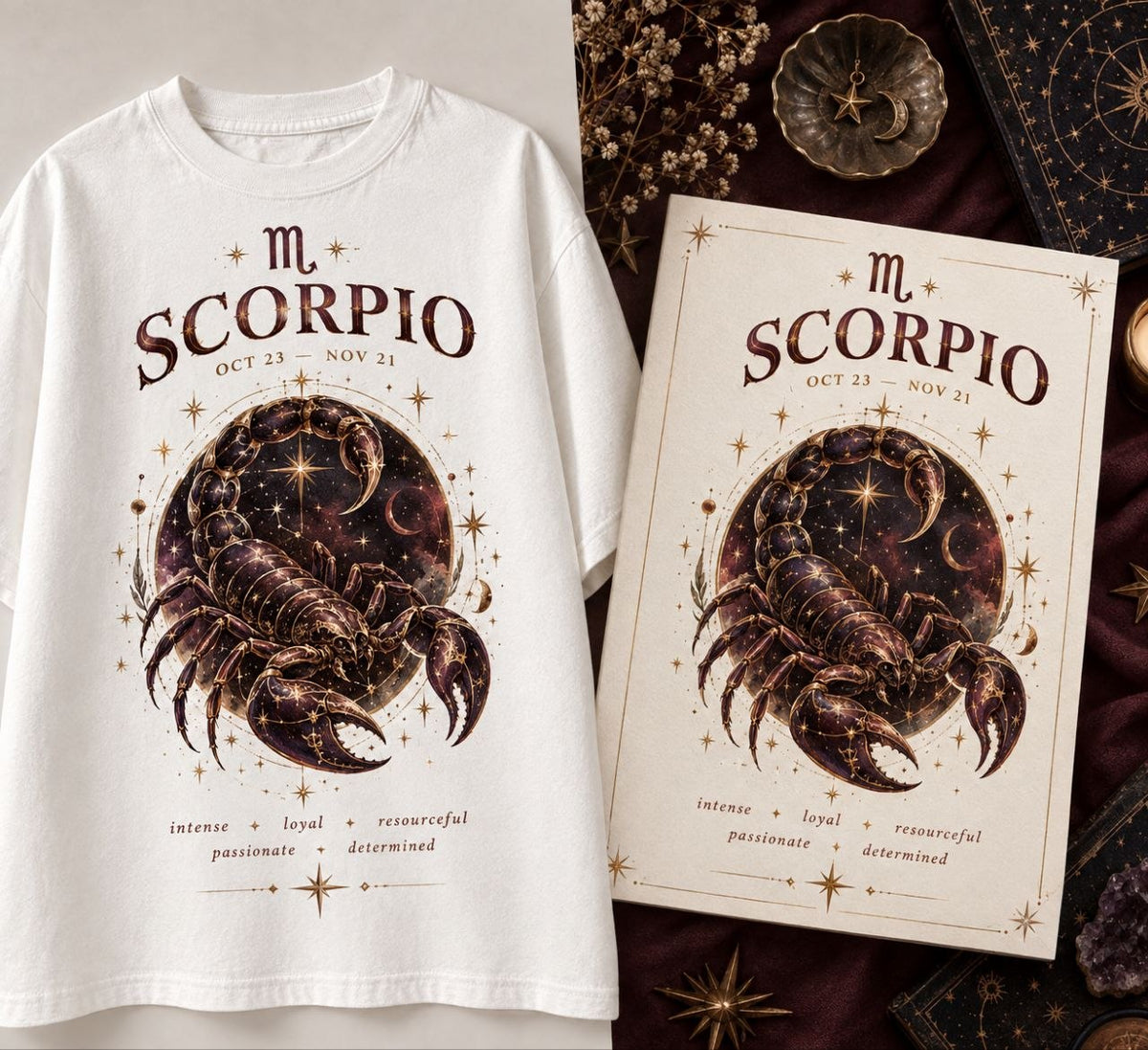 Digital poster — Scorpio | Zodiac sign
