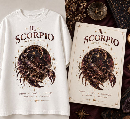 Digital poster — Scorpio | Zodiac sign